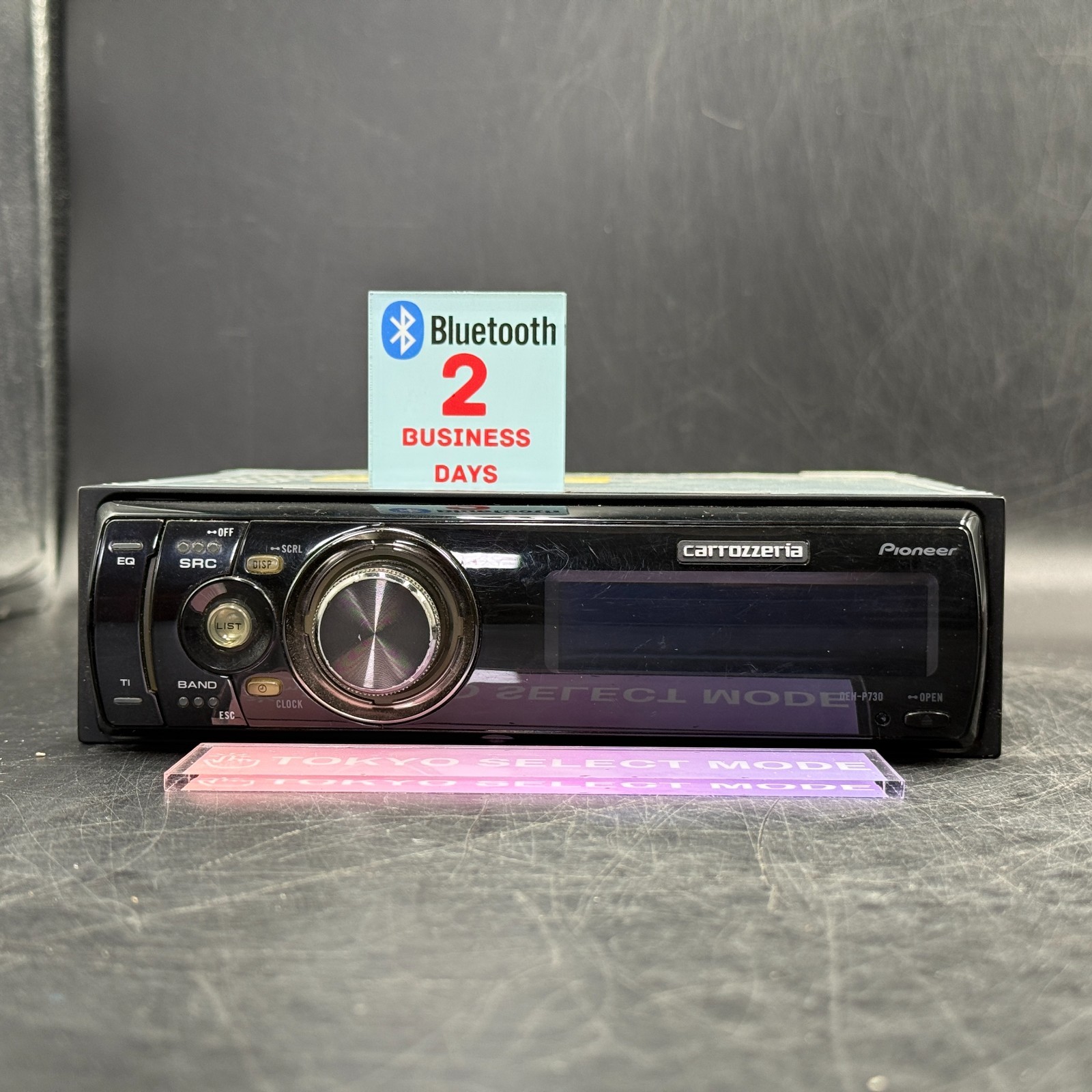 Pioneer Carrozzeria DEH-P730 Car Audio Added Bluetooth 1DIN Dolphin Display JDM