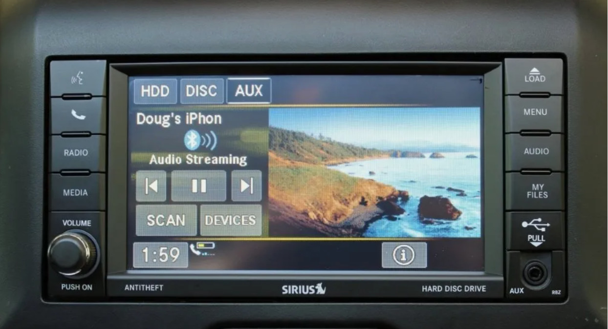 Mopar RBZ 430 MyGIG Touchscreen Radio – Low Speed