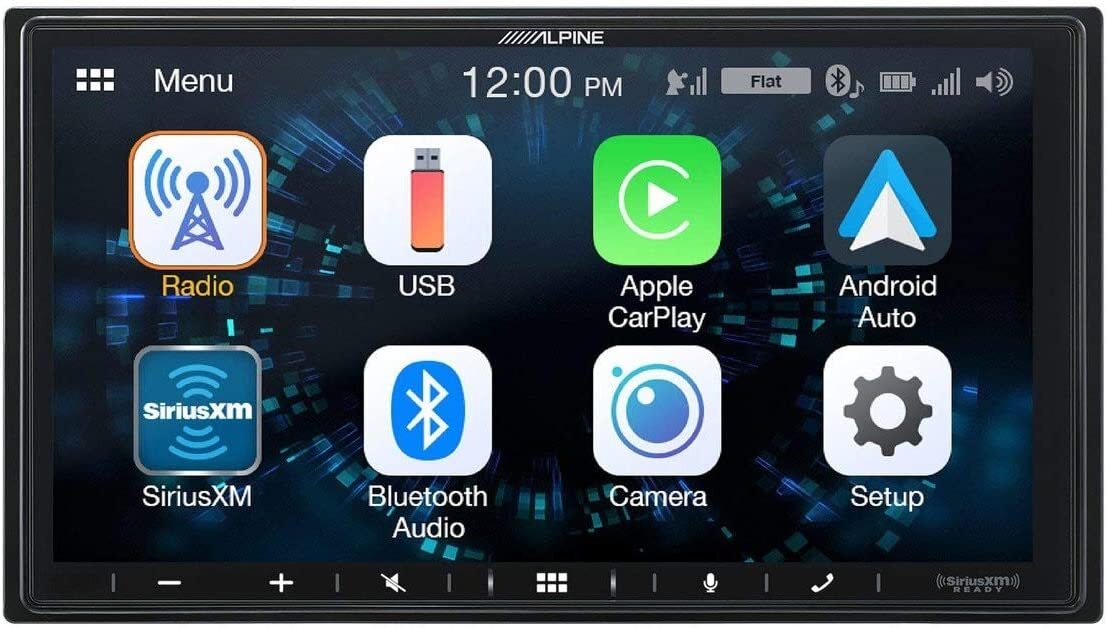 Alpine iLX-W650 Car Stereo 7 Inch Mechless Ultra-shallow AV System with Apple Ca
