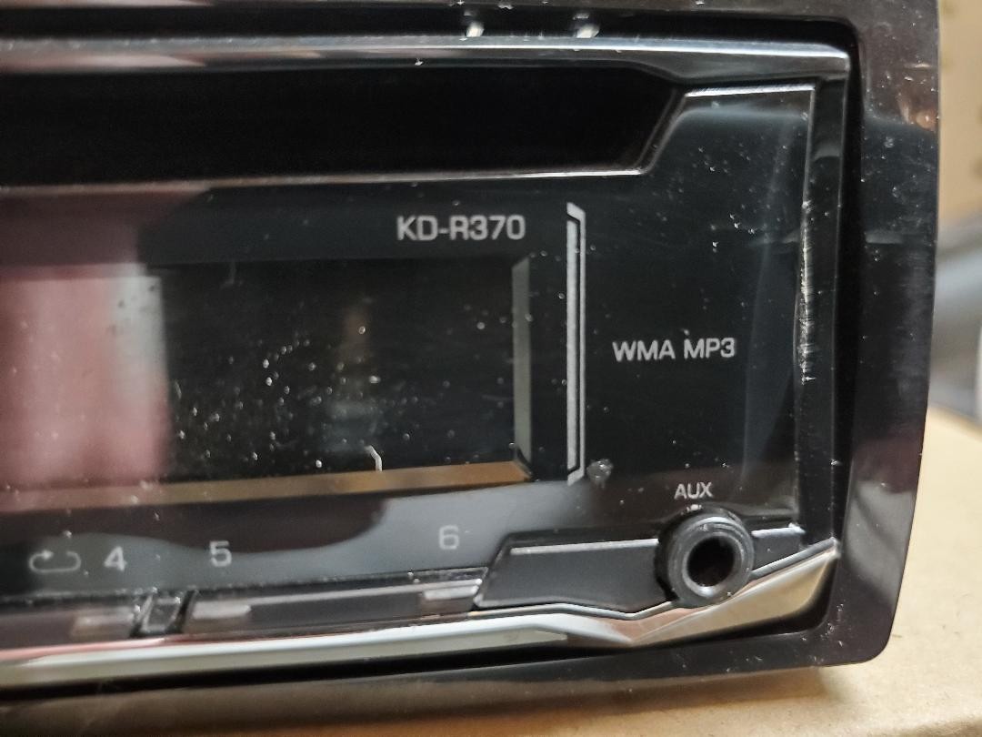 JVC KD-R370 1-DIN CD AM/FM Front AUX Car Stereo Receiver