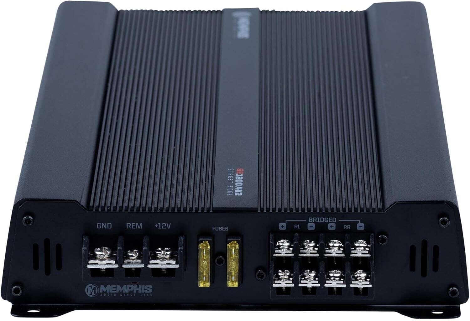 Memphis Audio SE1200.4V2 Street Edge 85W 4Channel 2Ohm, Car Audio Amplifier +KIT