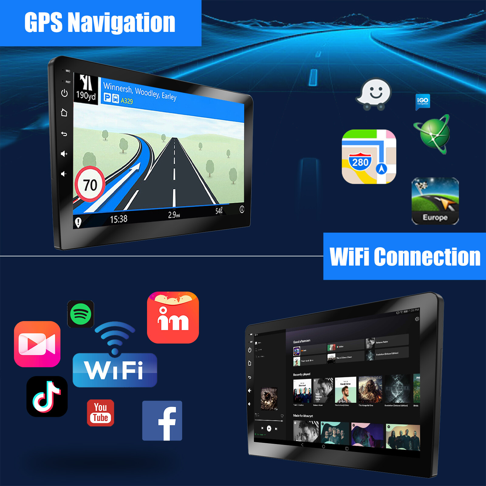 9″ Carplay For 2014-2018 Dodge Ram 1500 2500 3500 Android12 Car Stereo GPS Radio