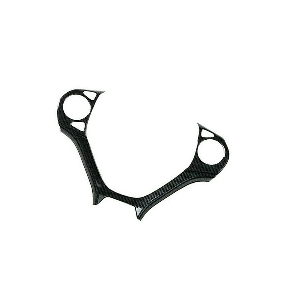 For-Honda Civic 2012-2015 1x Carbon Fiber Style Steering Wheel Frame Cover/Trim