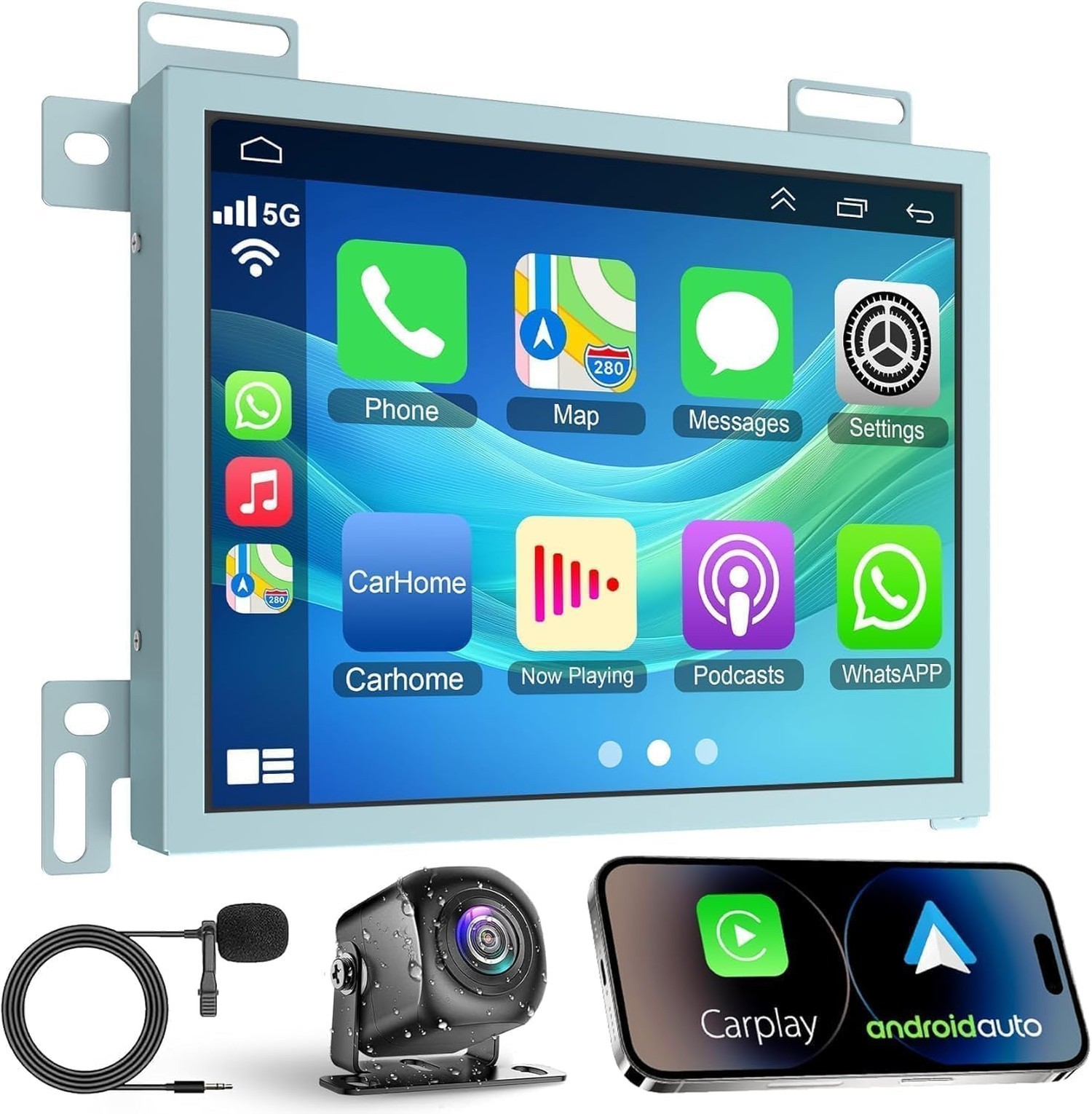 4G+64G Car Radio for Jeep Grand Cherokee 2014-2021, for Dodge Charger Challen…