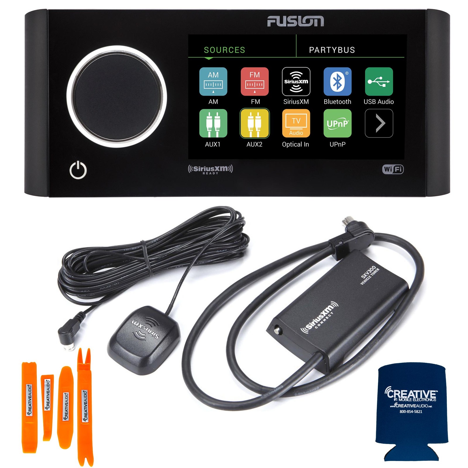 Fusion MS-RA770, with SXV300V1 Sirius XM Tuner