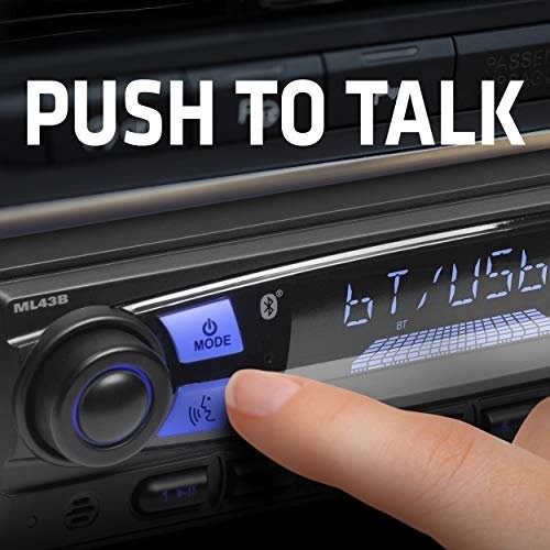 Sound Storm Laboratories ML43B Multimedia Car Stereo MP3 Player Single Din Black