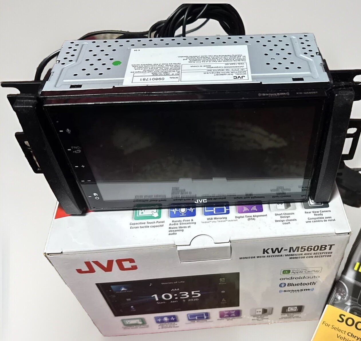 JVC KW-M560BT 6.8 inch Monitor with Receiver