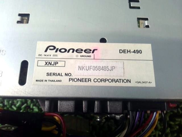 Pioneer carrozzeria DEH-490 Car Stereo Receiver Tested Working Japan JDM
