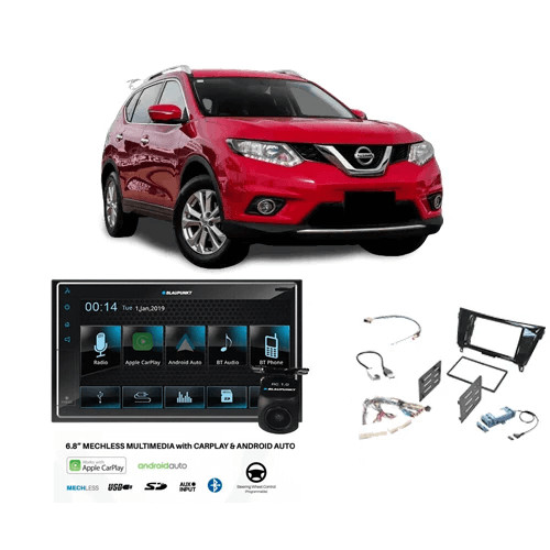 Blaupunkt BP800PLAY + RC1.0 Stereo Upgrade To Suit Nissan X-Trail 2014-2017 T32