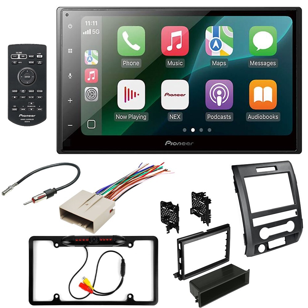 Pioneer DMH-1800NEX 6.8″ Car Radio Stereo & Install Kit for 2009-2014 Ford F-150