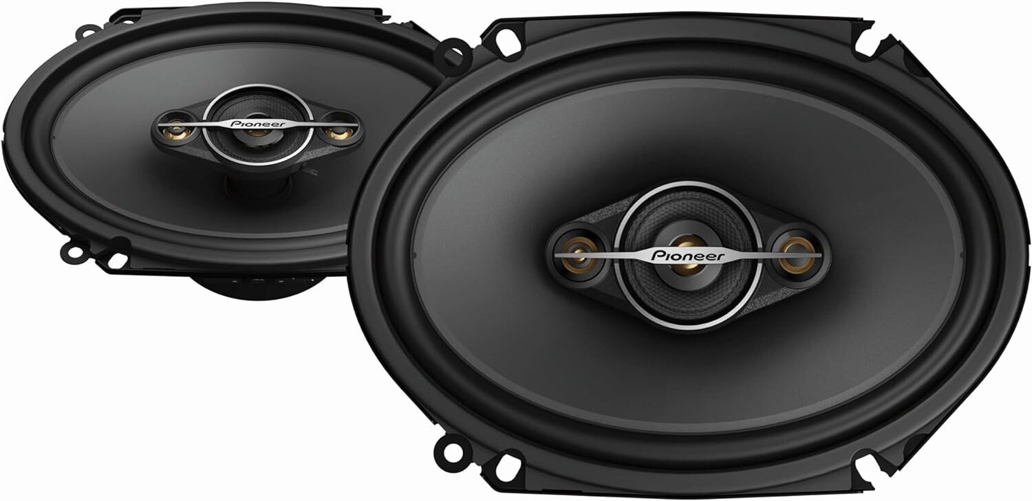 Pioneer TS-A6881F 350 Watt 6″ x 8″ 4-Way Coaxial Car Audio Speaker 6×8″ 5″ x 7″