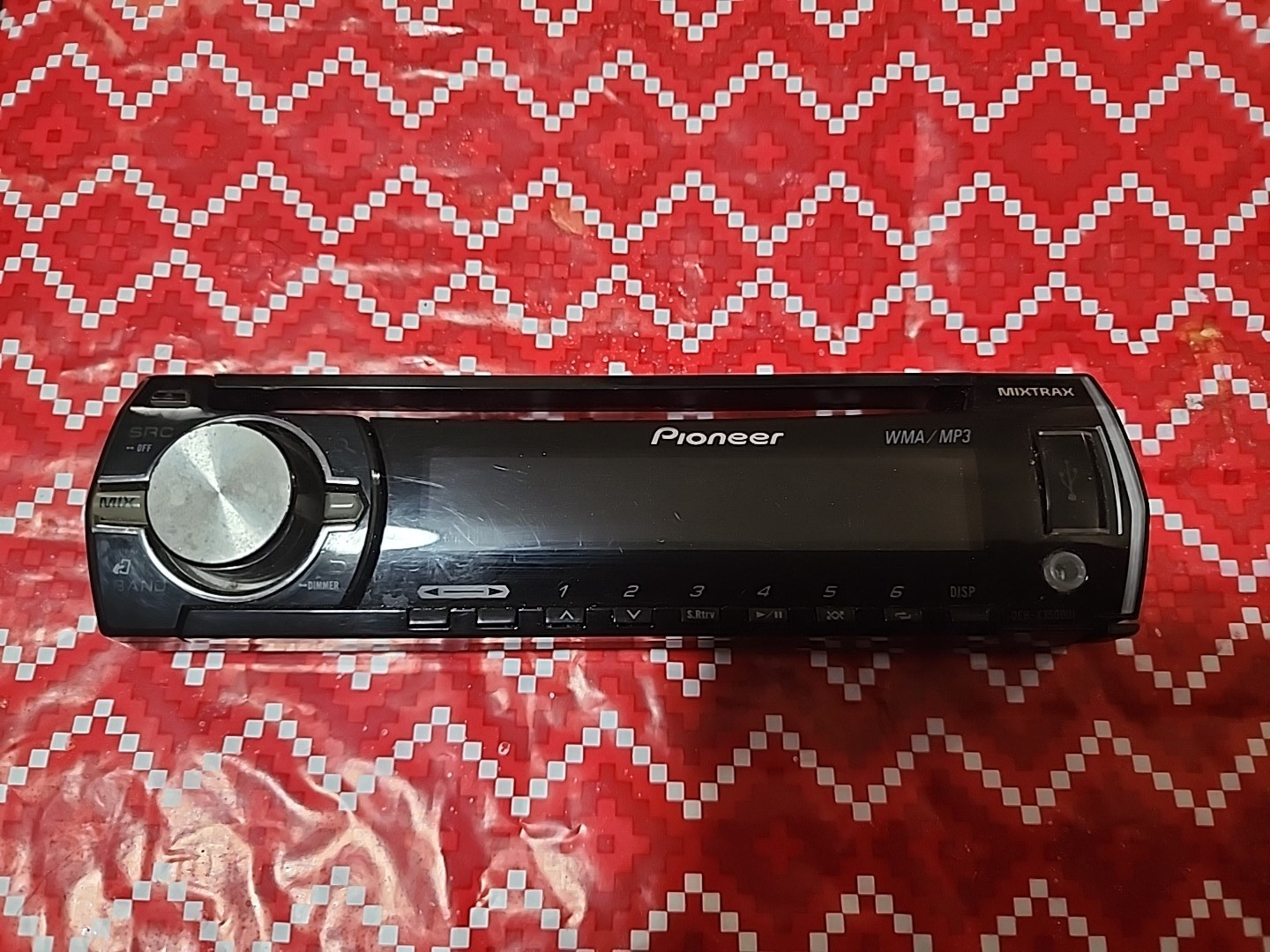Pioneer DEH-X3500UI Mixtrax CD Player Radio Receiver FACE PLATE ONLY