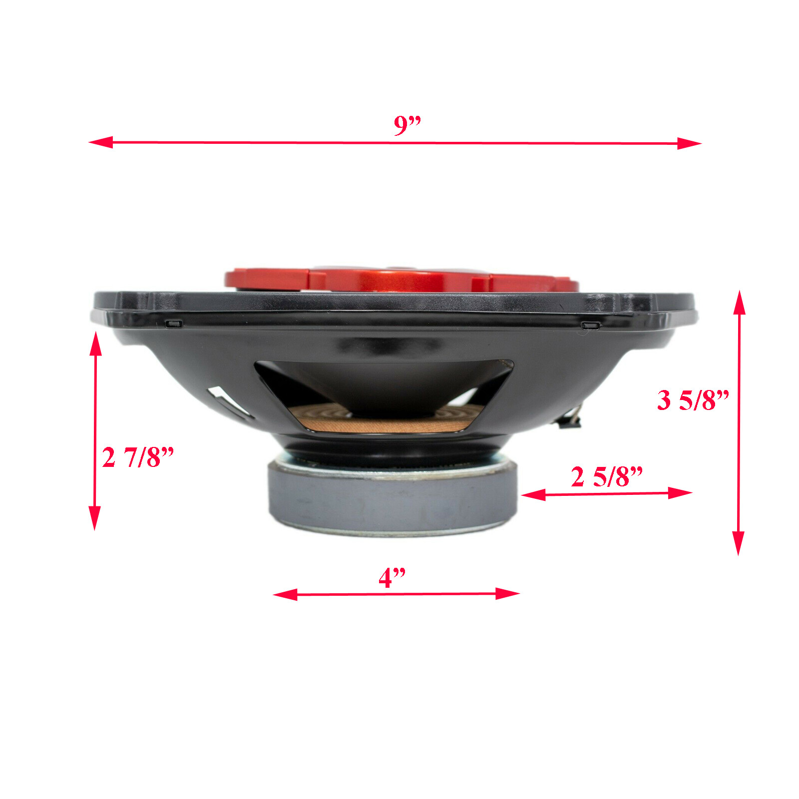 Gravity Car Audio CD Player w/ Bluetooth AM FM SD + 2x Soundxtreme 6×9 Speakers
