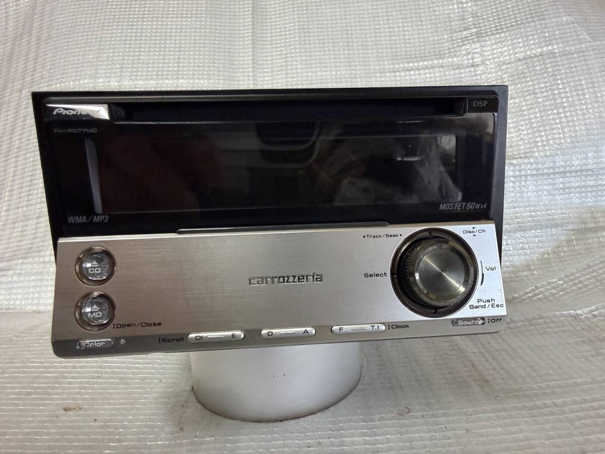 carrozzeria FH-P077MD 2DIN MD CD WMA MP3 DSP Tuner Tested
