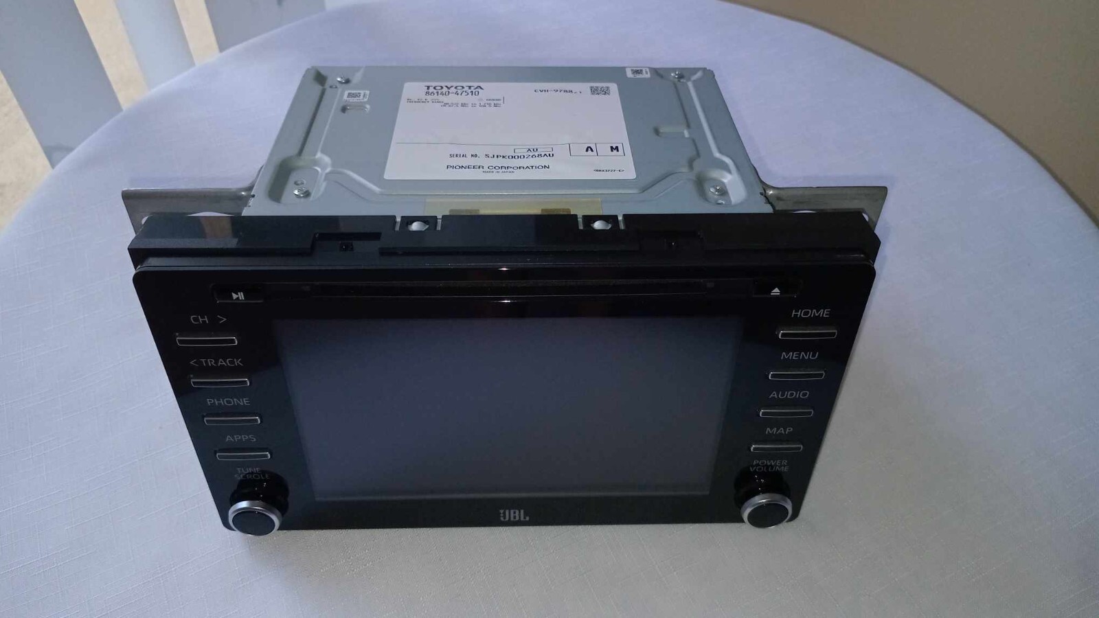 07/2020 to 12/2022 Toyota ZVW50R Prius – CD Player Radio SAT NAV 86140-47510