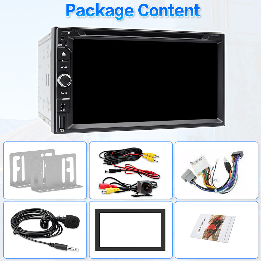 7″ 2Din Apple CarPlay BT CD/DVD Car Stereo for Nissan Juke Versa X-Trail Sentra