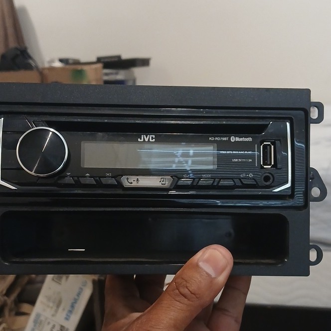 JVC KD-X380BTS 1-Din Car Stereo Receiver Bluetooth/USB/XM Ready/Alexa/13-Band EQ