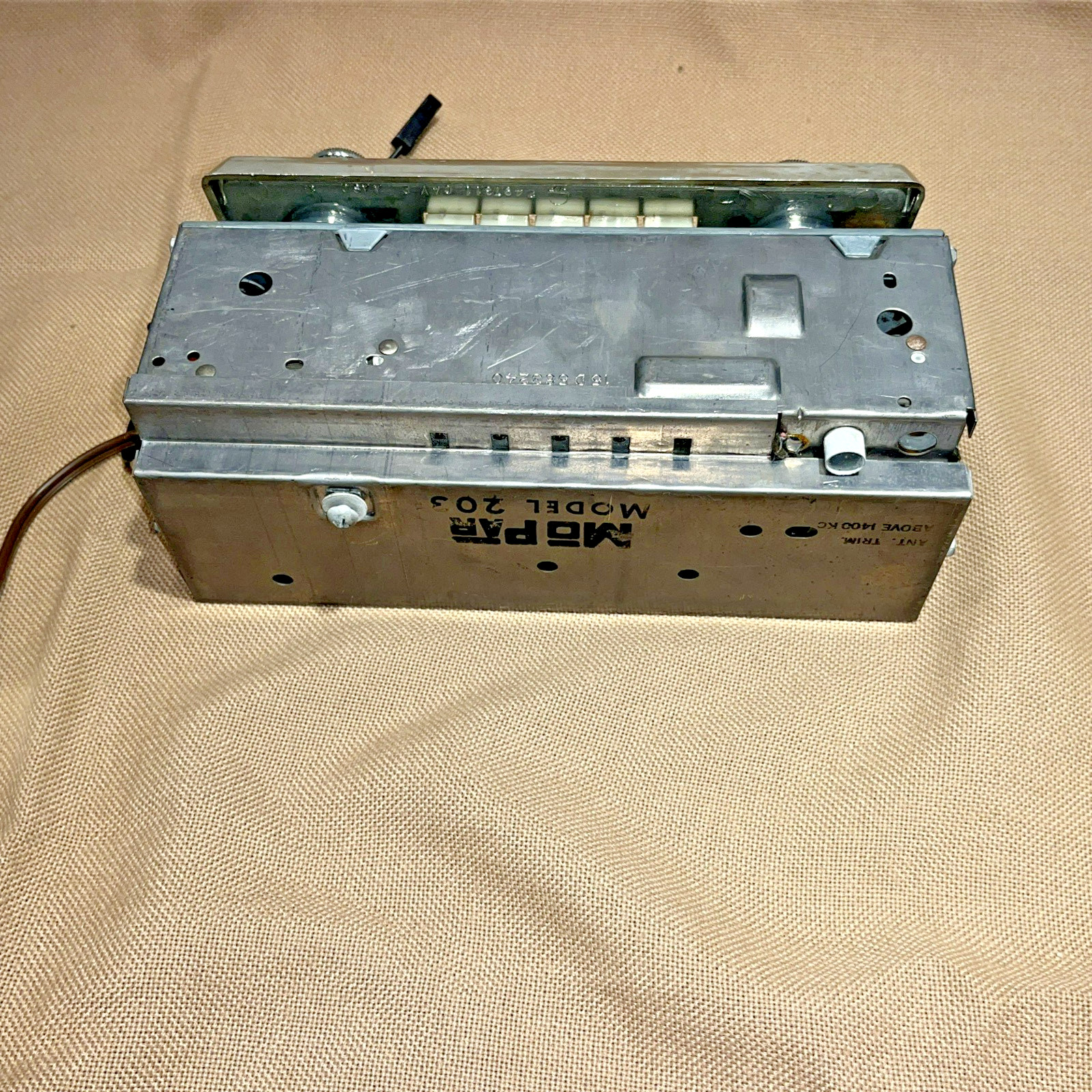 Vintage 1960s Plymouth Valiant Mopar 203 Transistor AM Radio