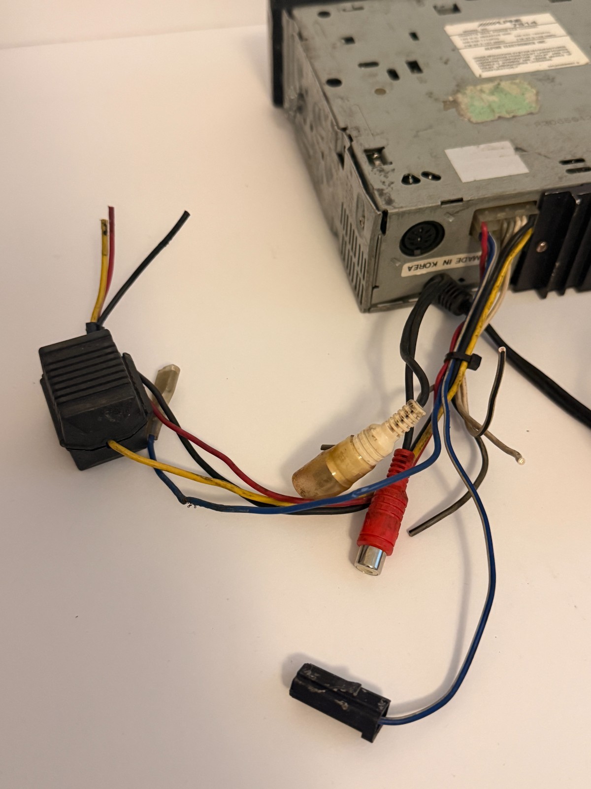 Alpine 7514 Cassette Player In Dash Receiver Fully Working Normal Shape