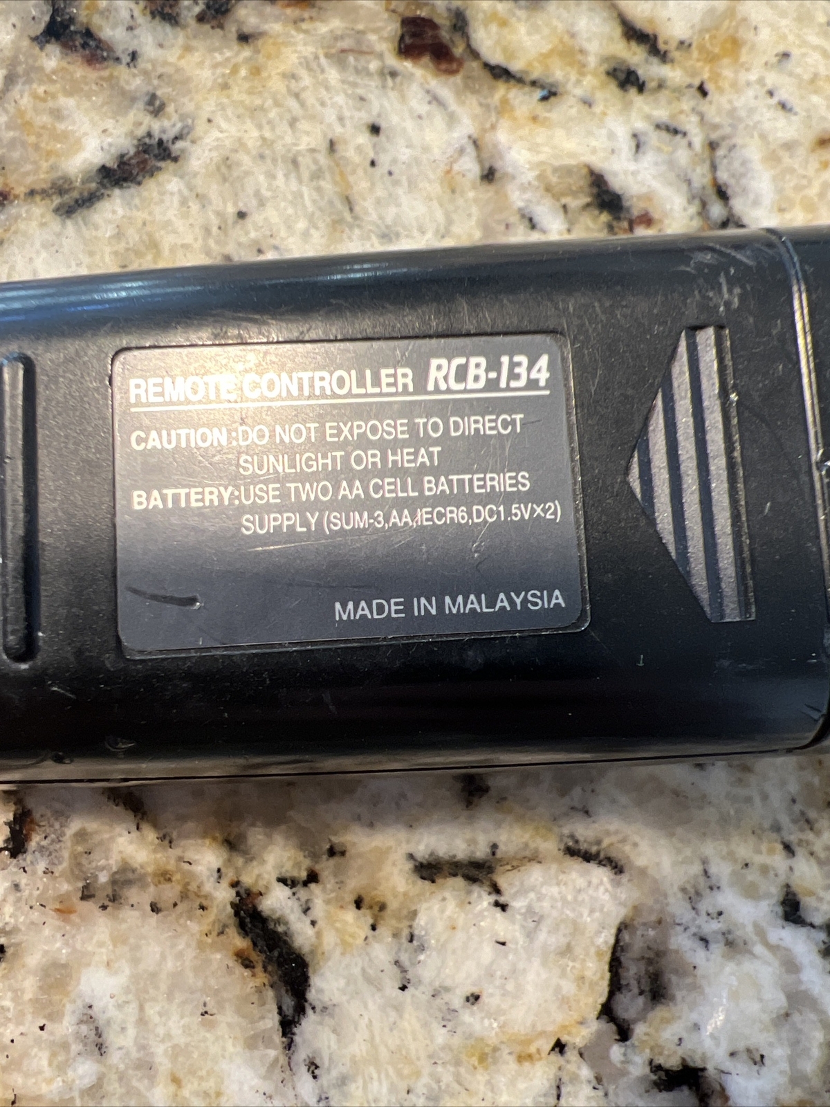 Clarion RBC-134 Remote Control. Working