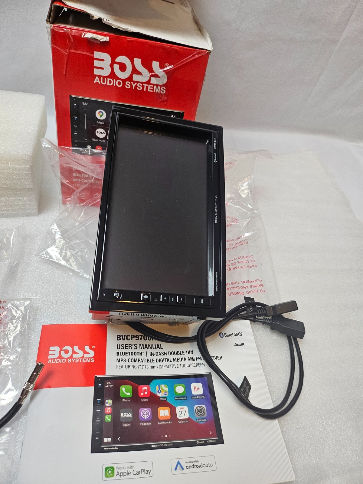 Car Audio Systems BOSS (BVCP9700A) 7 inch Touchscreen CarPlay/Android