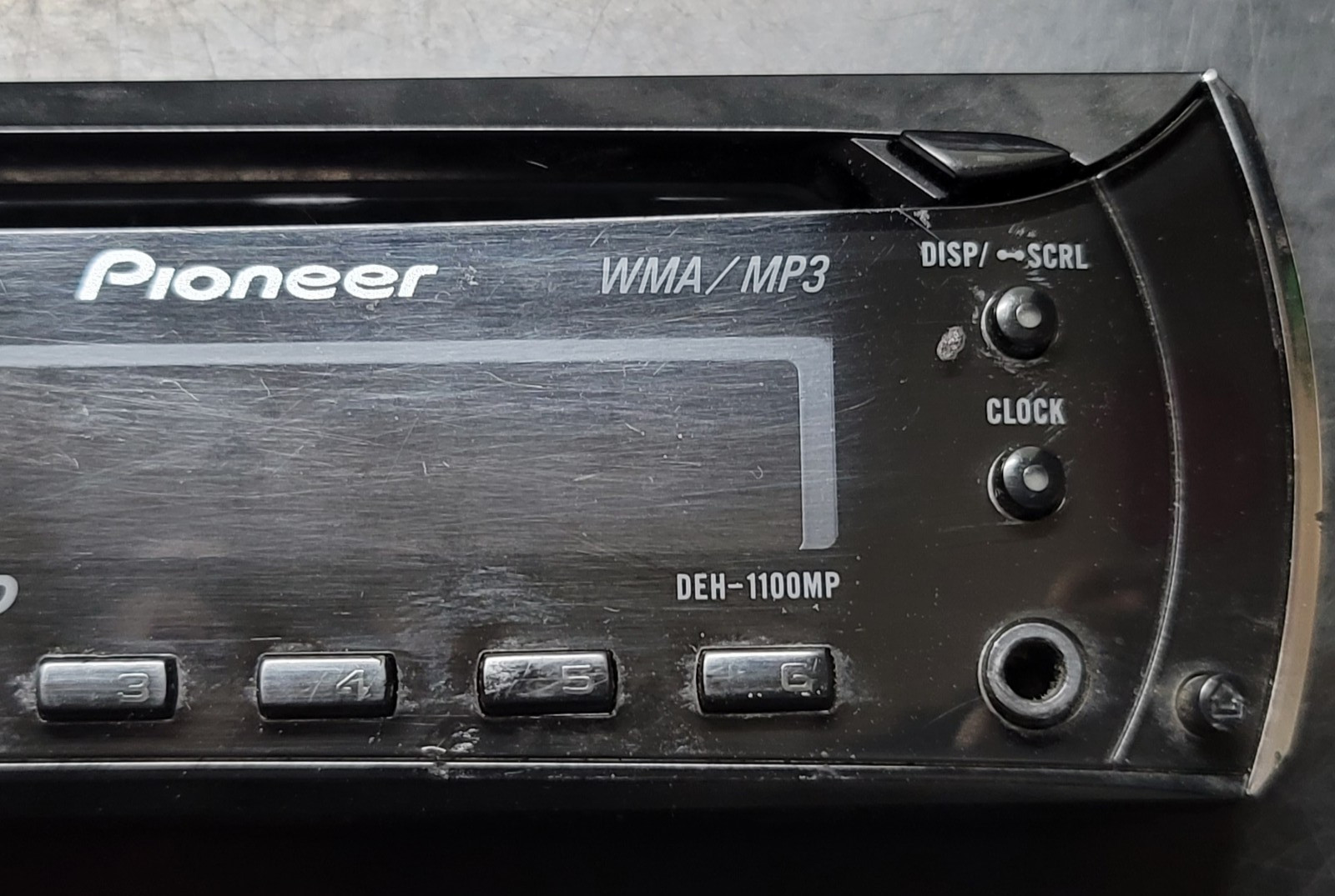 Pioneer “Old School” DEH-1100, CD/ Receiver FACEPLATE ONLY