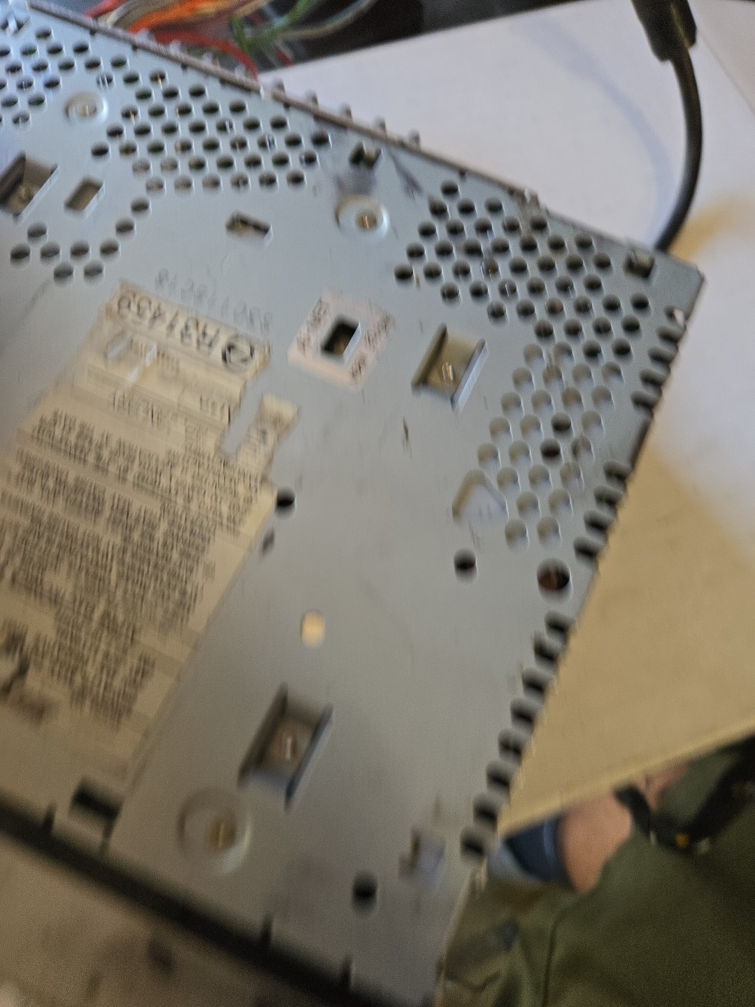 Alpine CDA-9807 CD Player In Dash Receiver For Parts