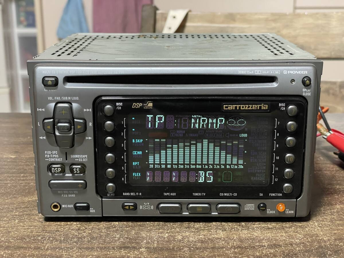 Pioneer Carrozzeria FH-P90 2DIN CD Cassette Receiver Stereo Working Confirmed