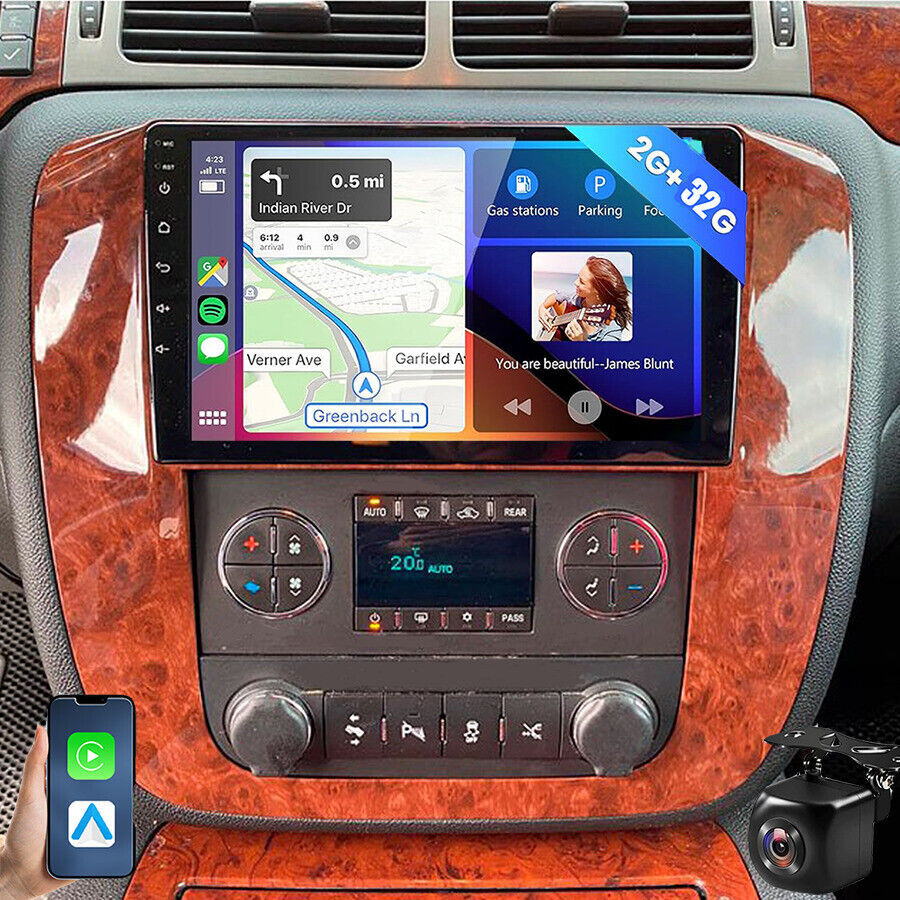 Carplay Radio Stereo Radio for Chevrolet Chevy Silverado Tahoe Suburban 1280*800