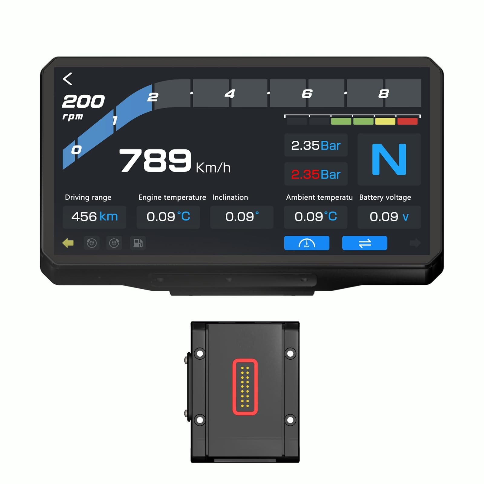 AlienRider M2 6.2″ Motorcycle Smart Display for BMW CarPlay Android Auto
