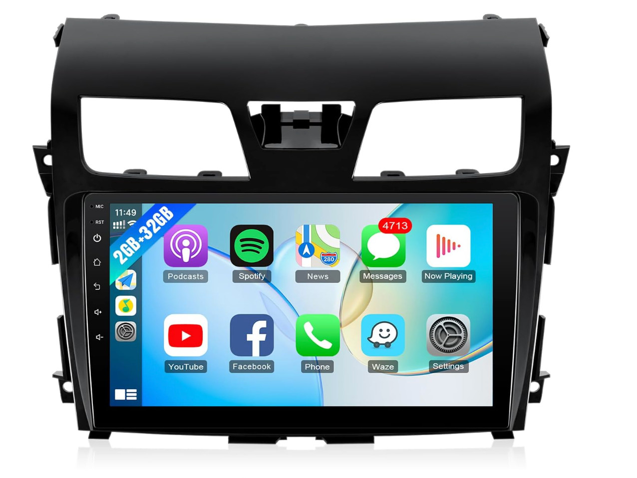 10.1″ Android Car Radio with Wireless CarPlay for 2013-2015 Nissan Altima