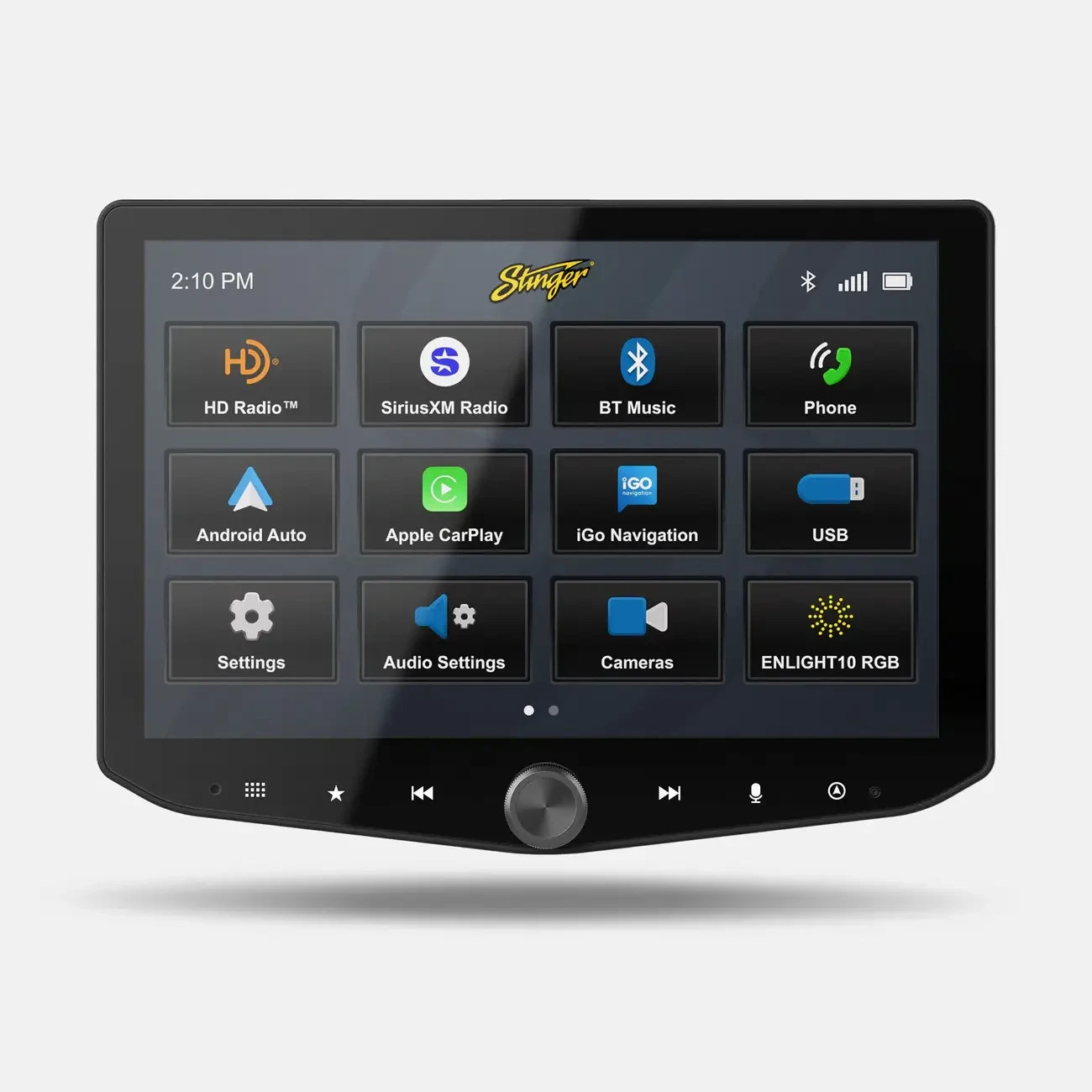 IX210-NAV Stinger Horizon10 Multimedia Infotainment 10.1″ Display w/iGO Nav Card