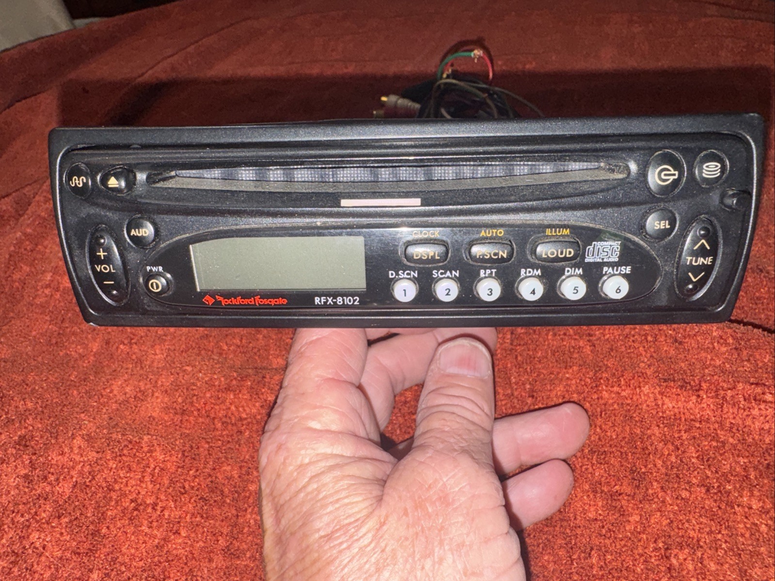 Rockford Fosgate CD Player RFX-8102 Removable Faceplate