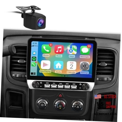 10.1″ Car Radio Stereo for Dodge RAM 1500 2500 3500 2GB+64GB 10.1″with Camera