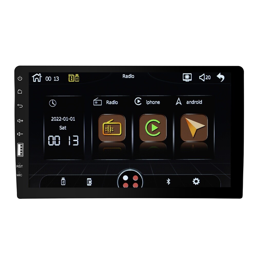 9″ Single 1Din Car Radio Apple/Android Carplay Bluetooth Stereo Touch Screen MP5