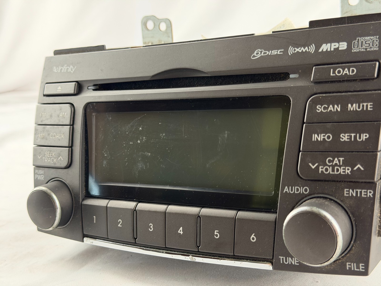 Hyundai Infinity 6-Disc CD MP3 Radio Receiver 96195-3K151 Tested Functional