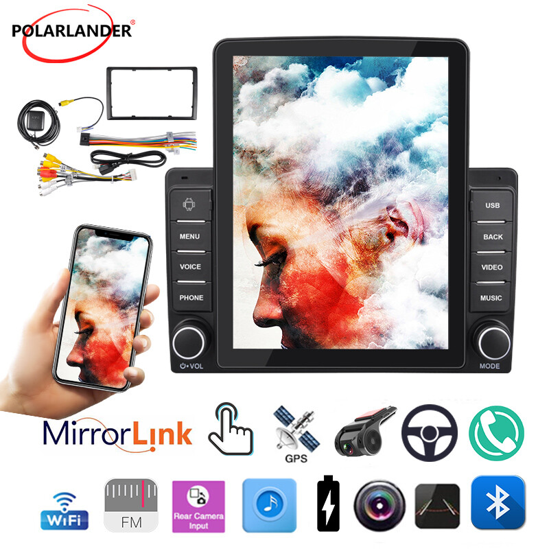 9.5″ 2 Din Touch Vertical Screen Android 9 Car Radio 4Core MP5 Player BT/FM/GPS