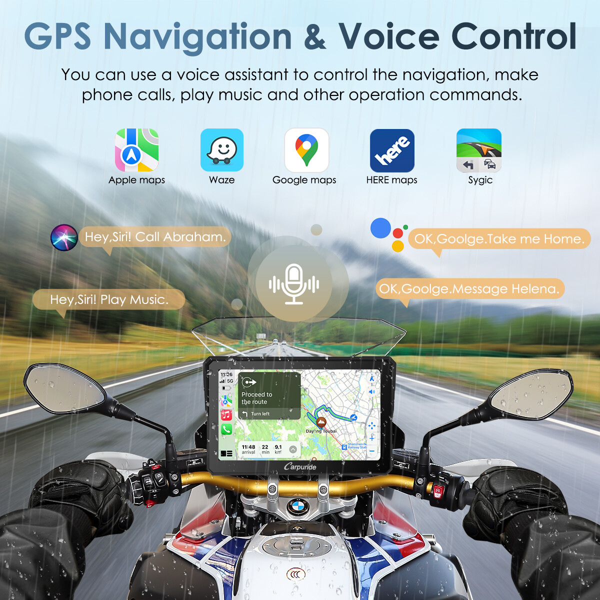 Carpuride W702BS Carplay Android Auto BMW Moto Stereo OEM Transmission Controlle