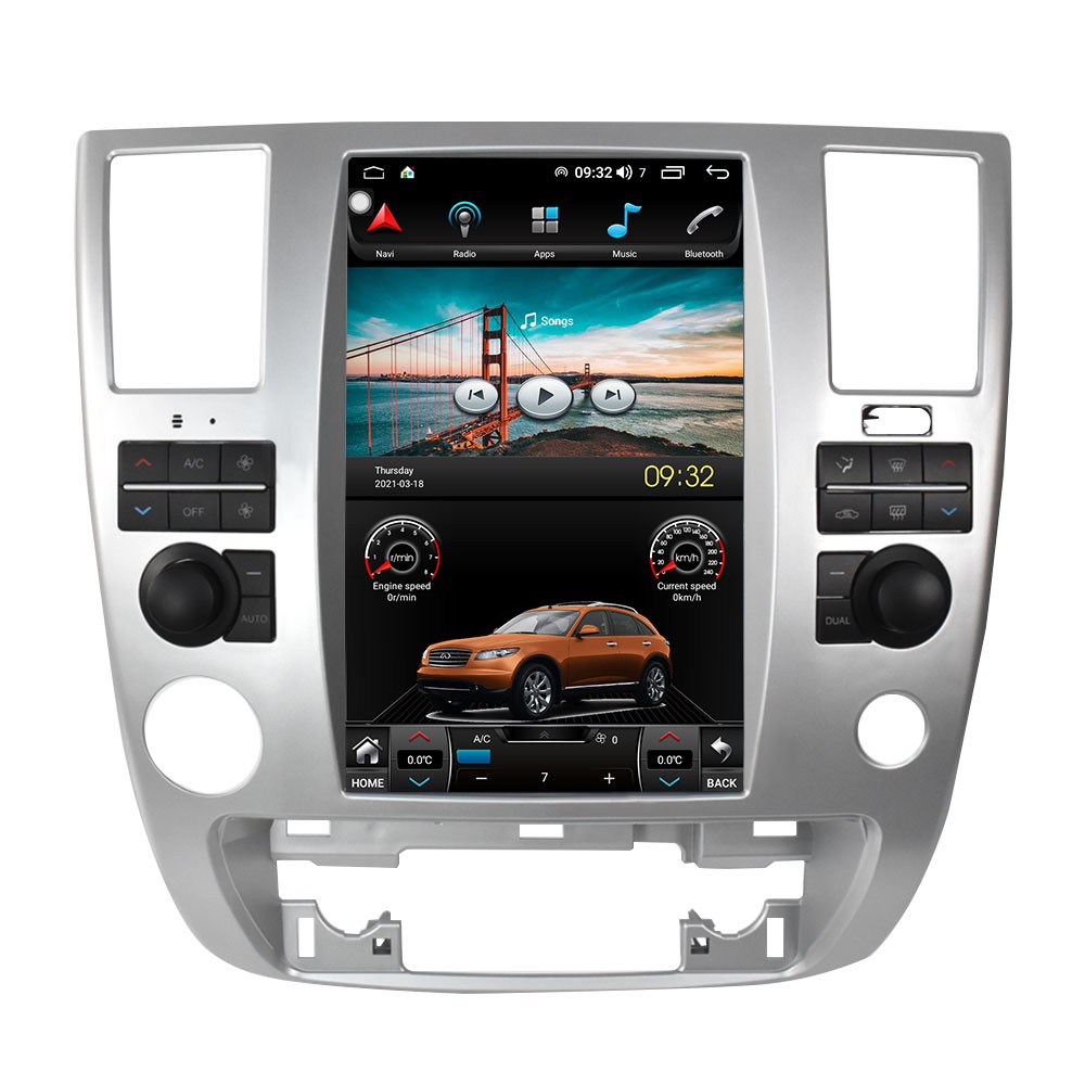 12.1″ Tesla Style Large Screen For Nissan Armada 2008-2012 Stereo FM AM Radio