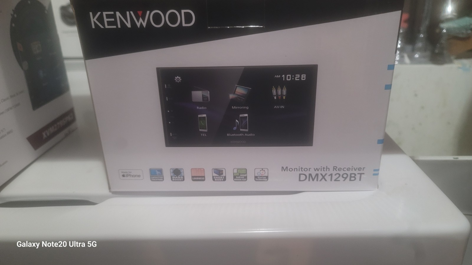 Kenwood DMX129BT Digital Multimedia Receiver + 6.5″ Coaxial Speakers