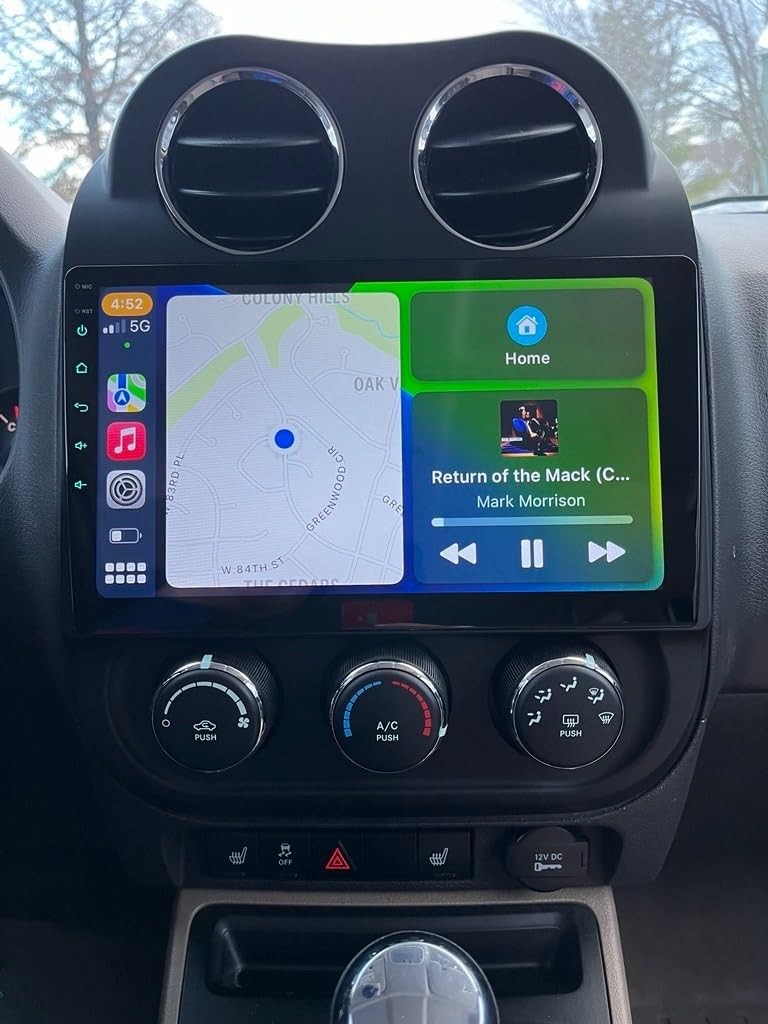 For Jeep Patriot Compass 2009-2016 Apple Carplay Car Stereo Radio GPS Navi 4+64G