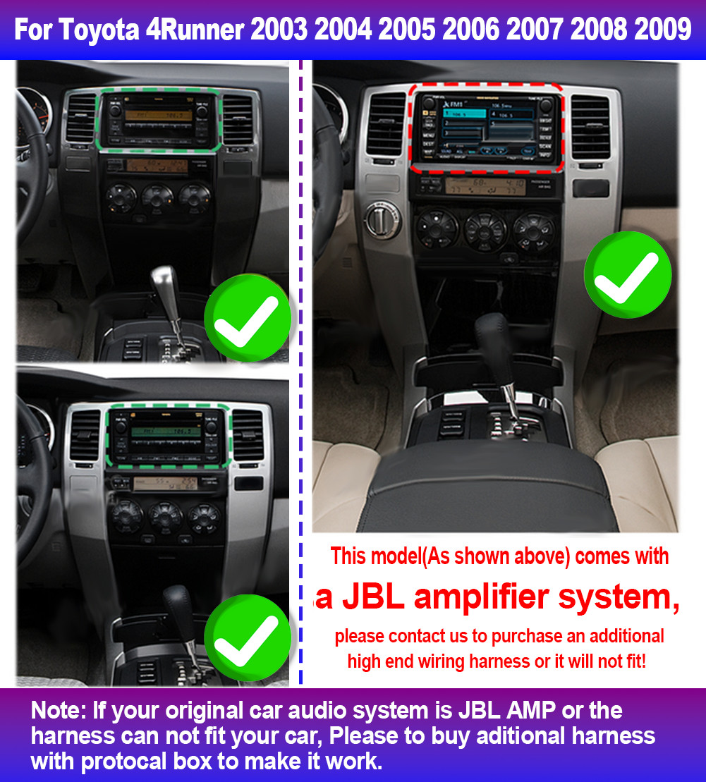 7″ Android 13 Car Stereo w/Wireless 2GB+32GB GPS USB3.0 for Toyota 01-13 CarPlay
