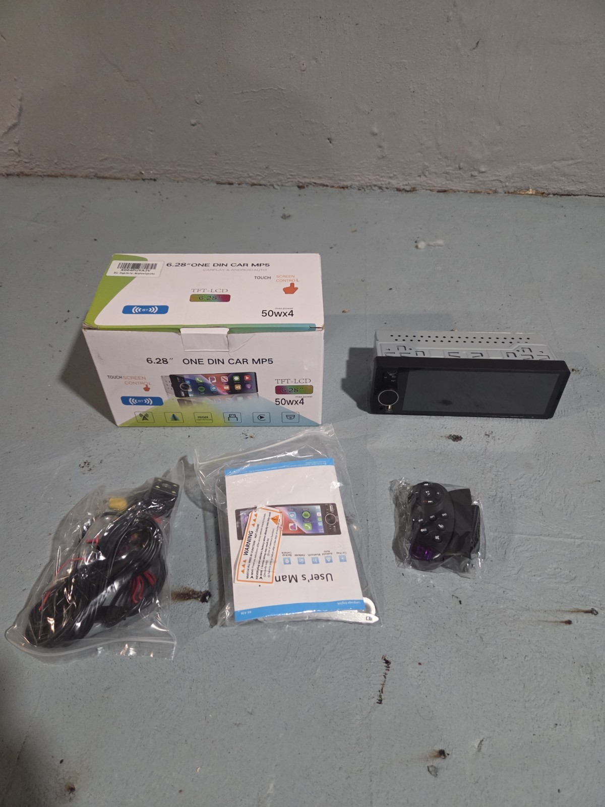 LSLYA Single Din Touchscreen Car Stereo – Wireless/Wired Apple CarPlay Android