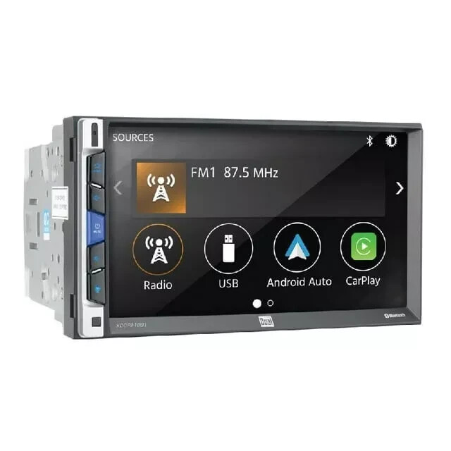Dual Electronics XDCPA10BT 7 inch Double DIN Car Stereo Apple CarPlay & Android™