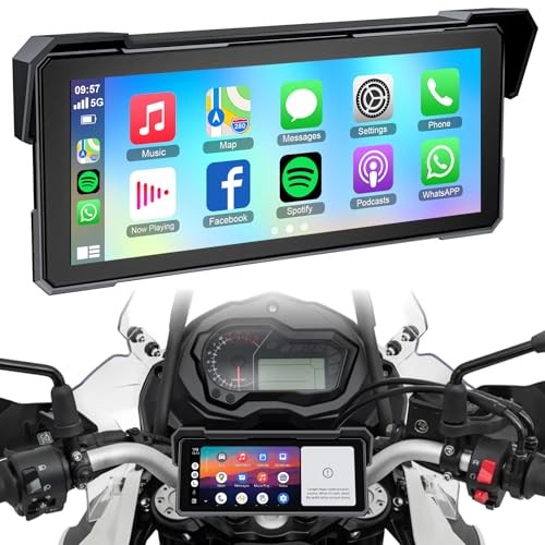 8.1 Inch Motorcycle Carplay GPS Navigation System with A-pple 8 Inch Screen
