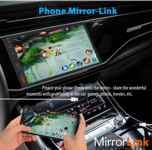 7″ Double Din Car Stereo Carplay Android Auto Play Touch Screen with remote