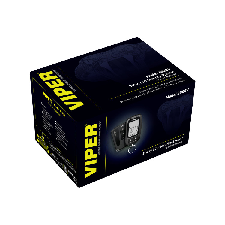 Viper 3308V Responder 2 Way Pager LCD Car Alarm Security System Starter Kill NEW