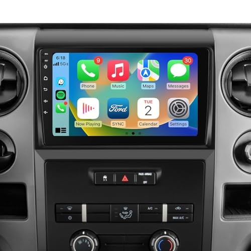 [4+64GB] 8-Core Android Car Stereo for Ford F150 2009-2012 CarPlay Android Auto