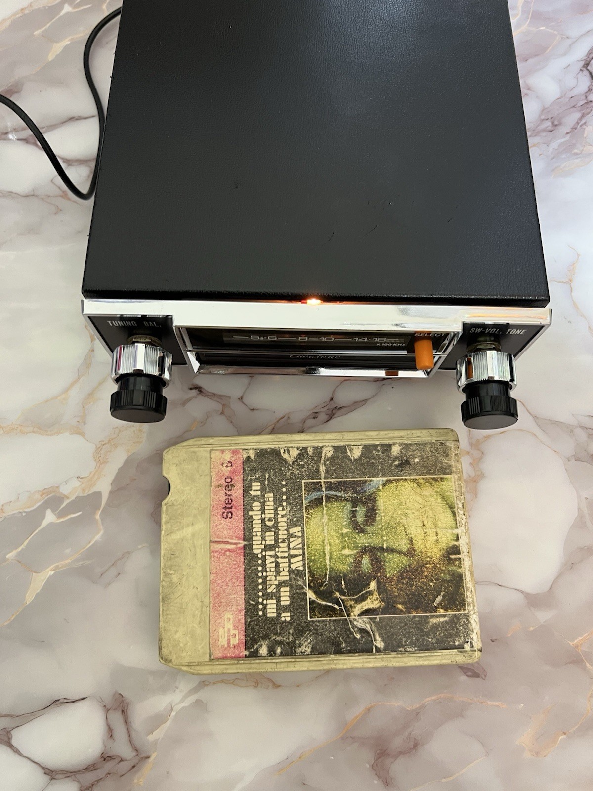 Vintage Eiwatone IRK-603A 8 Track Car Stereo Player Radio * Excellent Working *
