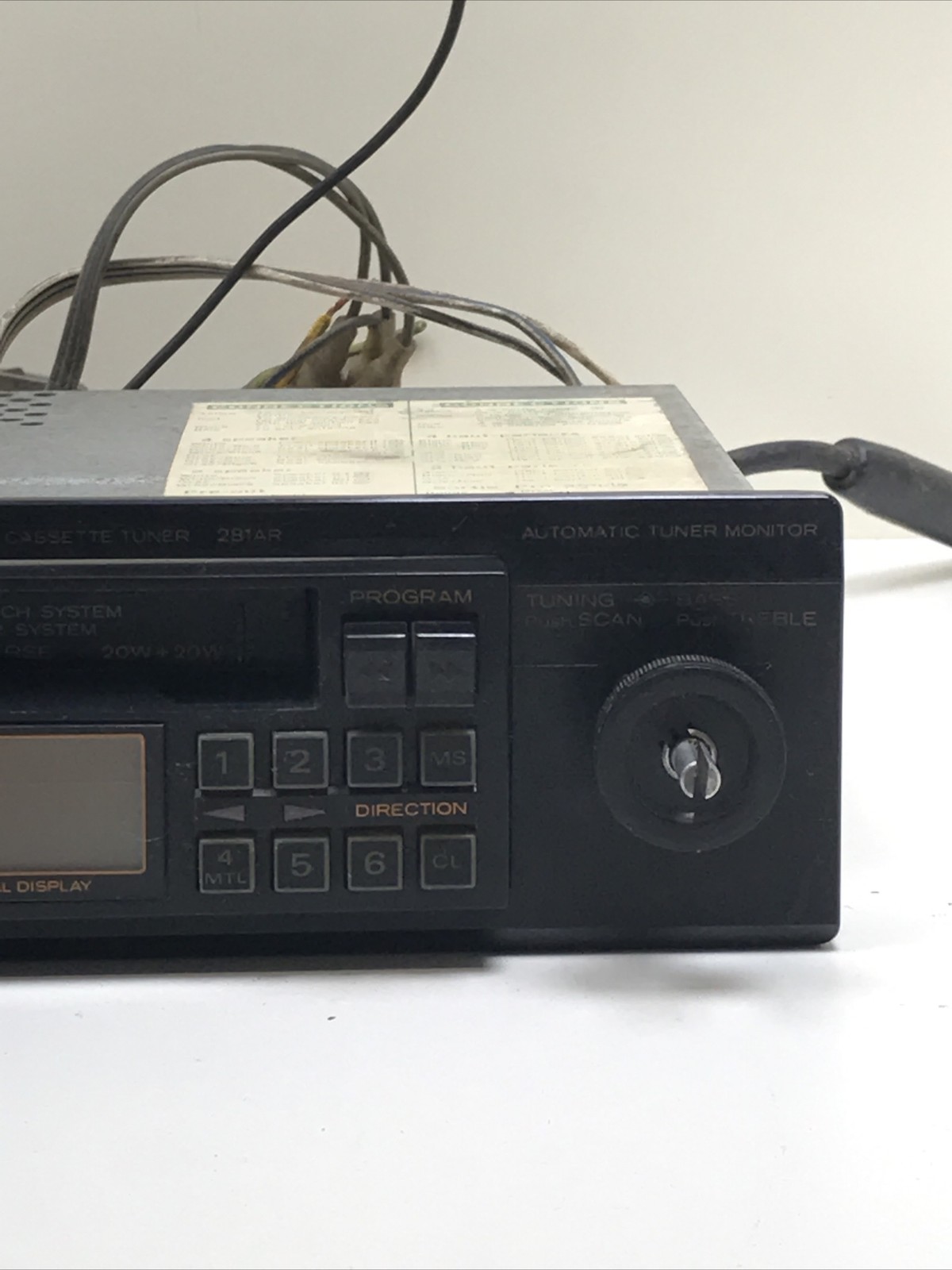Hitachi Digital PLL Synthesized Stereo Cassette Tuner 281AR Automatic CSK-281AR